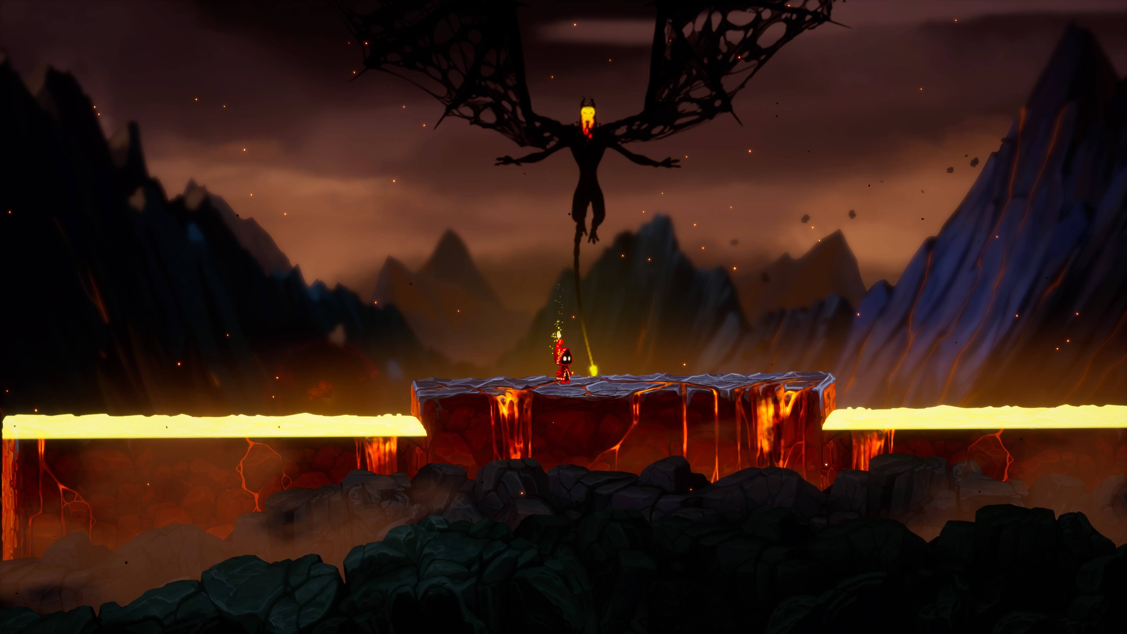 Game screenshot of Sali and Demon